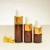 Drie flesjes etherische vanille-olie van 2 ml, 3 ml en 4 ml