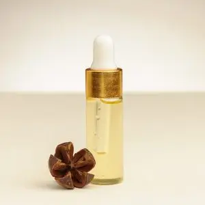 Arganolie flesje 10 ml heldere arganolie gemalen met de steen uit Marokko goud van kleur